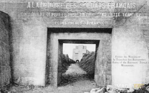 Monument de la Tranchée  des Baïonnettes (Douaumont)